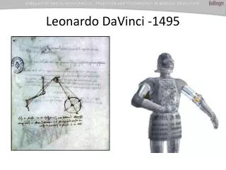 Leonardo DaVinci -1495