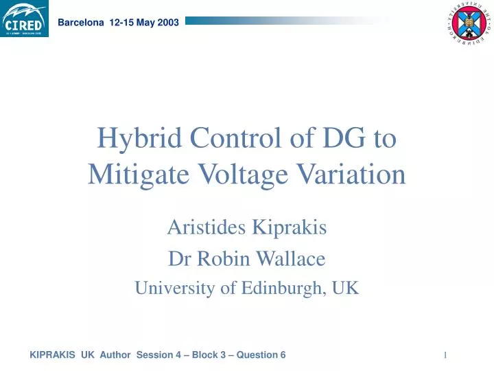 hybrid control of dg to mitigate voltage variation