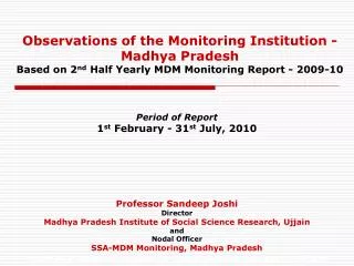 Madhya Pradesh Institute of Social Science Research, Ujjain