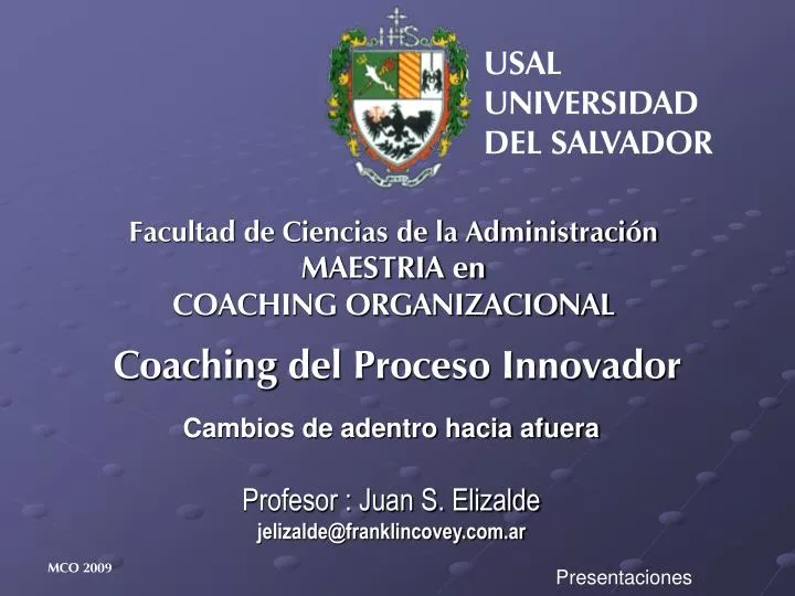 facultad de ciencias de la administraci n maestria en coaching organizacional