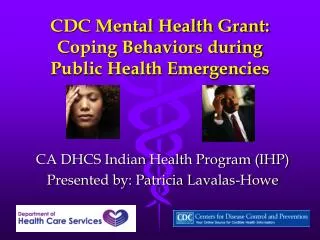 CDC Mental Health Grant: Coping Behaviors during Public Health Emergencies