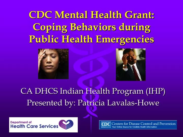 cdc mental health grant coping behaviors during public health emergencies