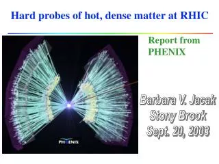 Hard probes of hot, dense matter at RHIC