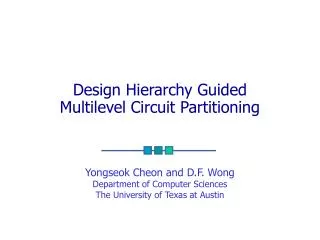 Design Hierarchy Guided Multilevel Circuit Partitioning