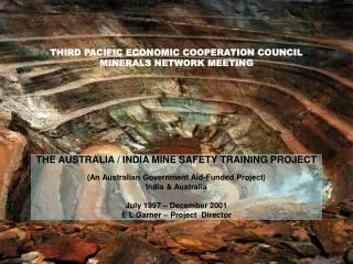 THIRD PACIFIC ECONOMIC COOPERATION COUNCIL MINERALS NETWORK MEETING