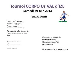 tournoi corpo us val d ize