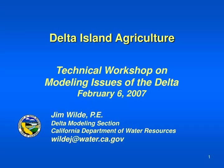 delta island agriculture