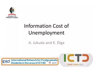 Information Cost of Unemployment