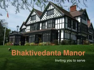 Bhaktivedanta Manor
