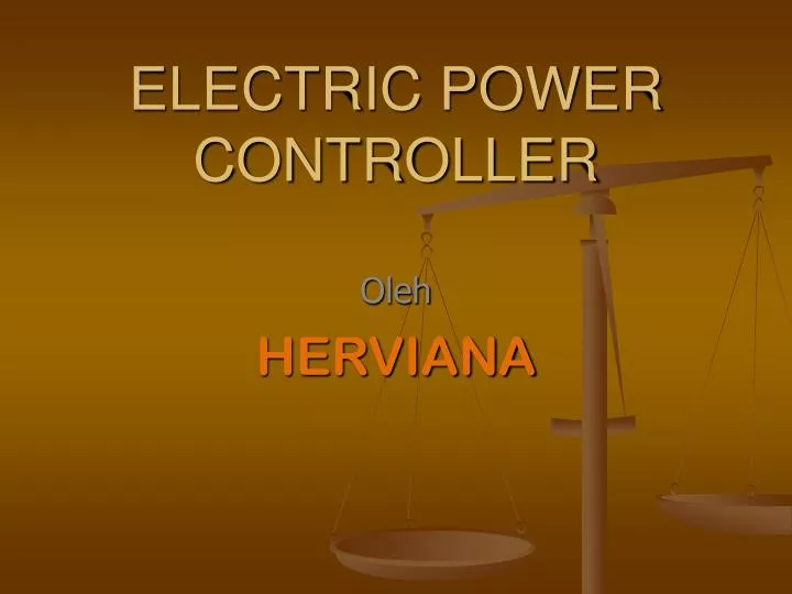 electric power controller