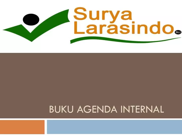 buku agenda internal