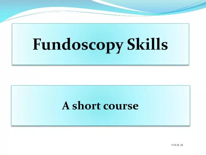 fundoscopy skills