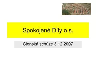 spokojen d ly o s