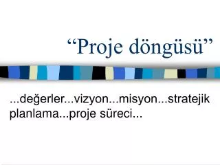 proje d ng s