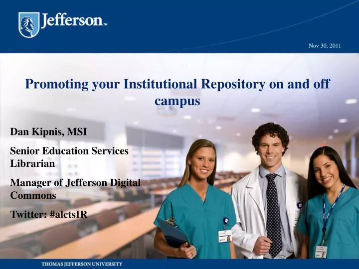 promoting your institutional repository on and off campus