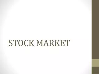 stock market