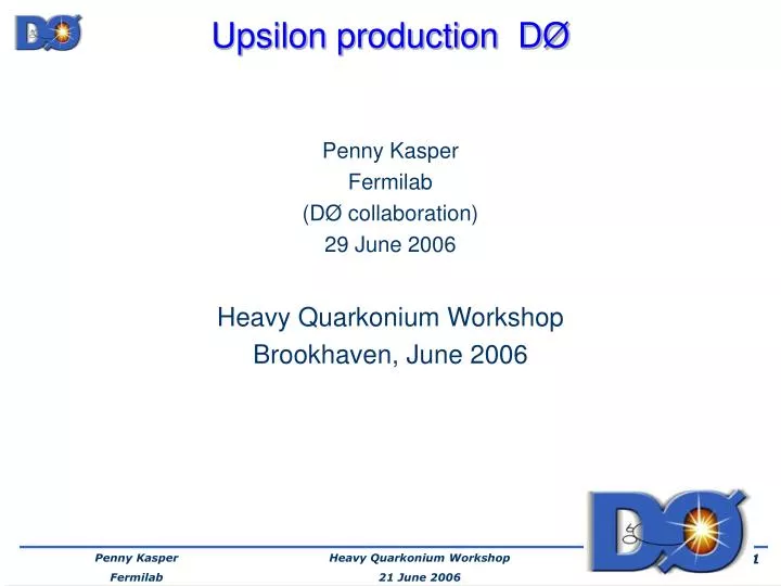 upsilon production d
