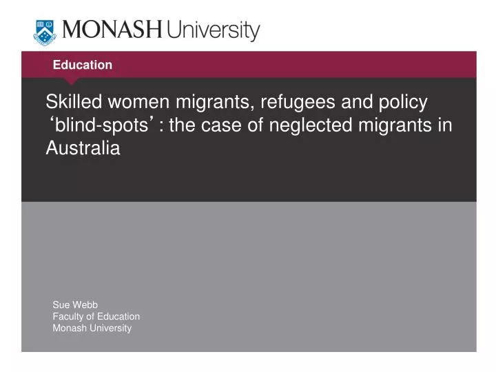 skilled women migrants refugees and policy blind spots the case of neglected migrants in australia