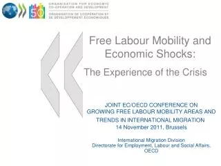 Free Labour Mobility and Economic Shocks: The Experience of the Crisis