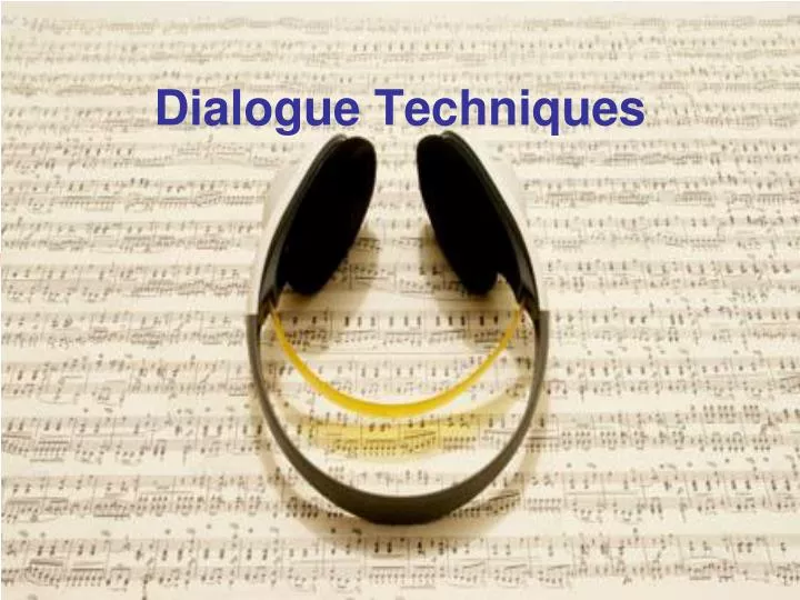 dialogue techniques