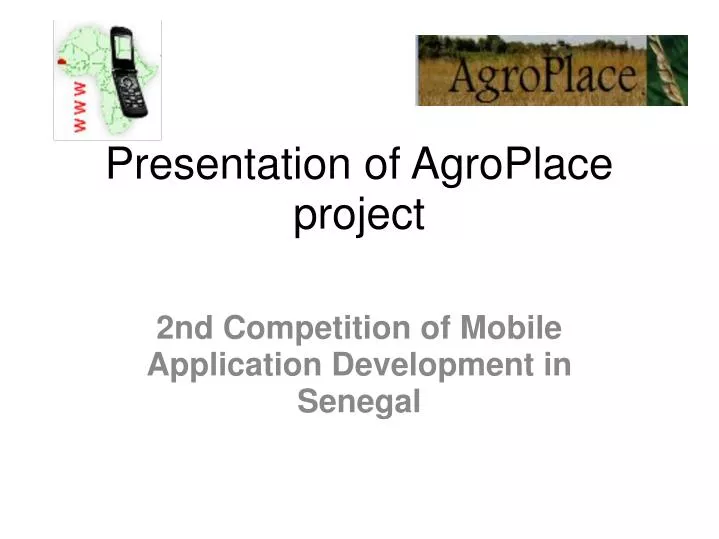 presentation of agroplace project