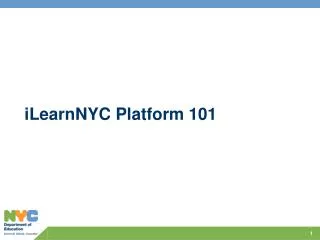 iLearnNYC Platform 101