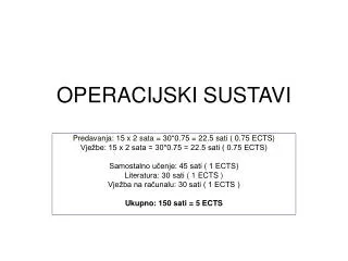 operacijski sustavi
