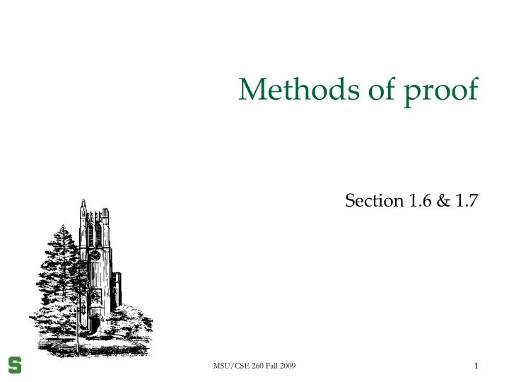 methods of proof