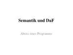 Semantik und DaF - slide 1
