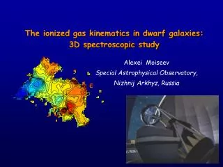 The ionized gas kinematics in dwarf galaxies: 3D spectroscopic study