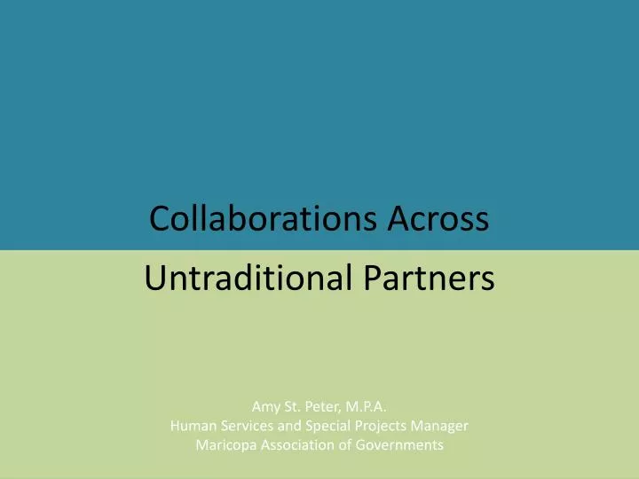 collaborations across