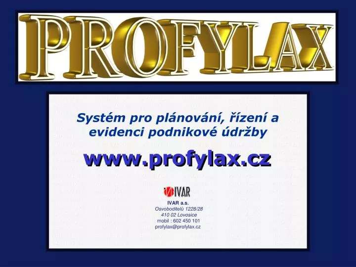 www profylax cz