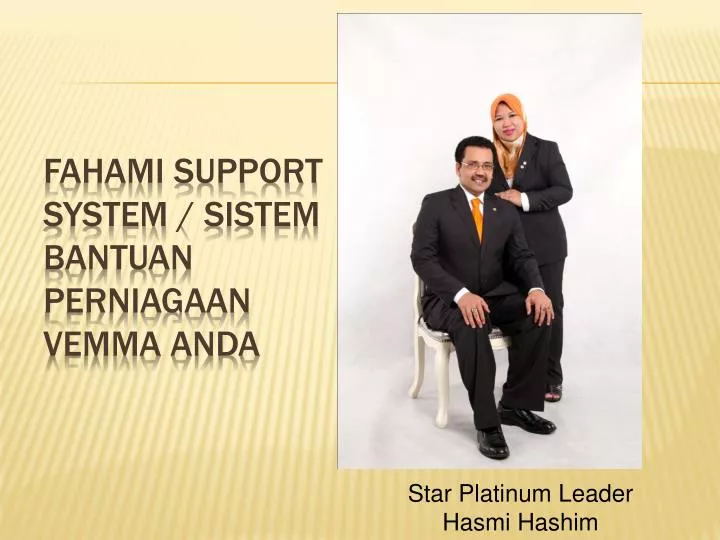 fahami support system sistem bantuan perniagaan vemma anda