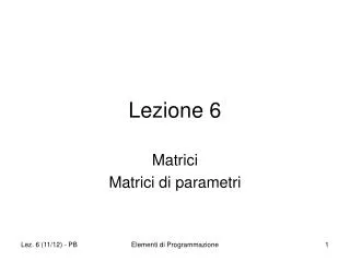 lezione 6