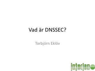 vad r dnssec