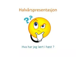 halv rspresentasjon