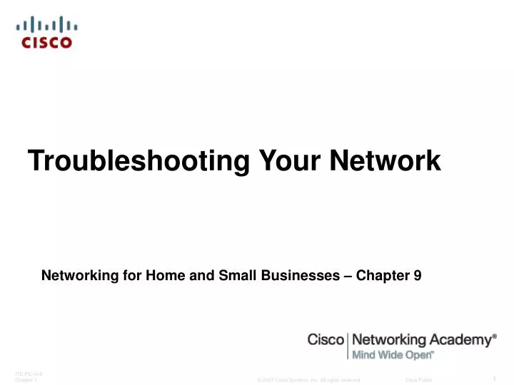 troubleshooting your network