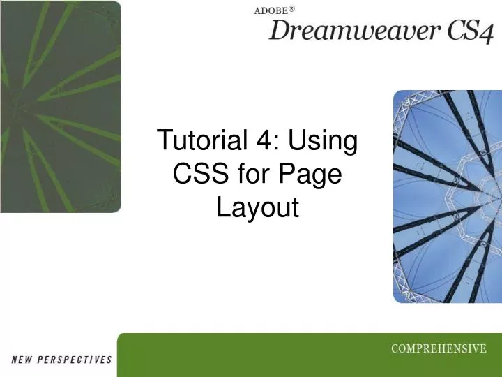 tutorial 4 using css for page layout