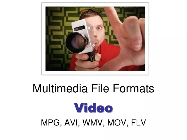multimedia file formats