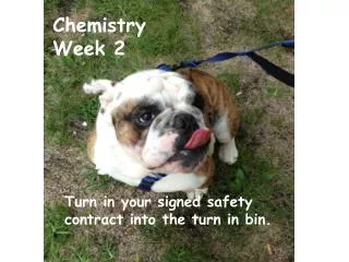 Chemistry Week 2