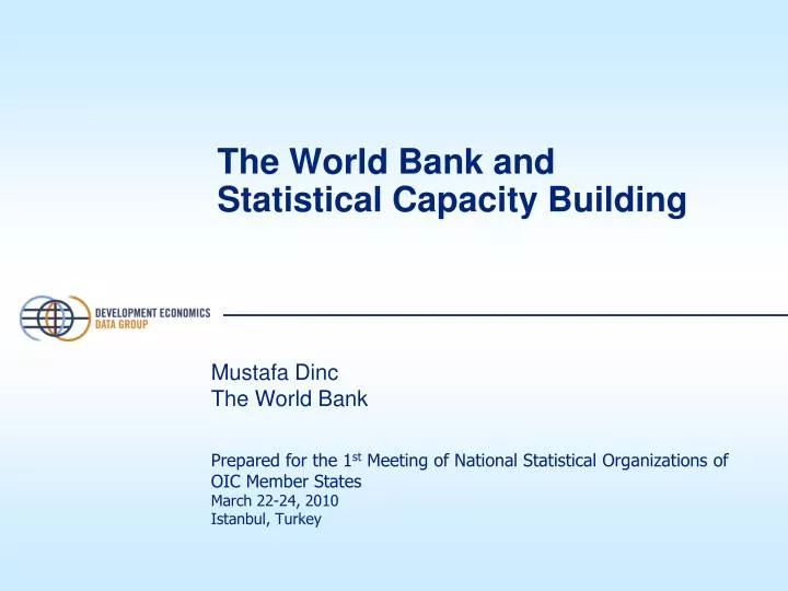 the world bank and statistical capacity building
