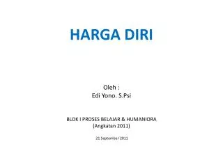harga diri
