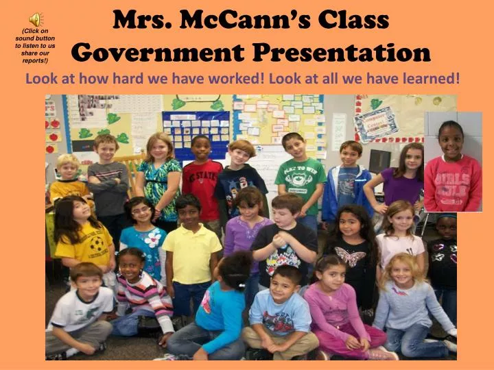 mrs mccann s class government presentation