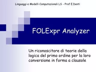 folexpr analyzer