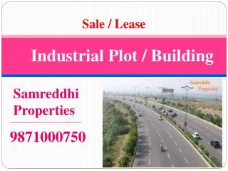 For sale 4000 meter Industrial land in Noida 9871000750