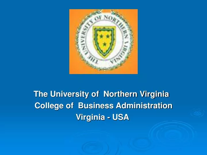 the university of northern virginia college of business administration virginia usa