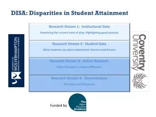 DISA: Disparities in Student Attainment