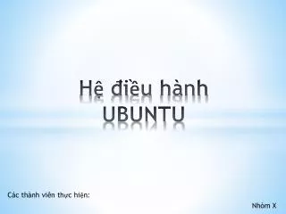 h i u h nh ubuntu