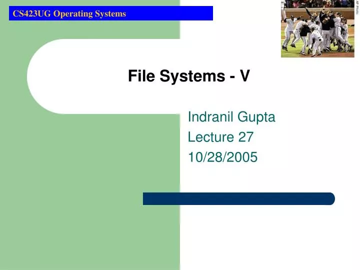 file systems v
