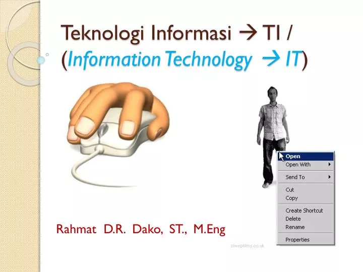 teknologi informasi ti information technology it